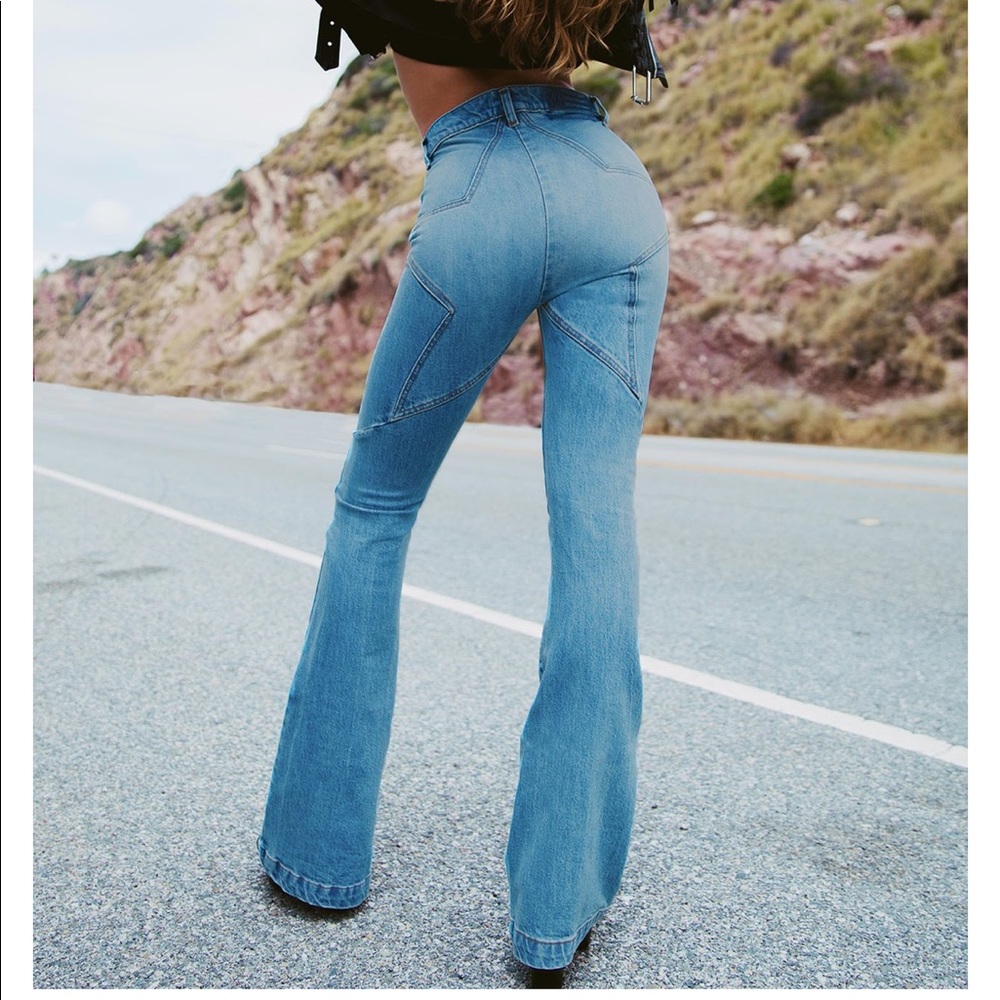REVICE DENIM BELL BOTTOM JEANS